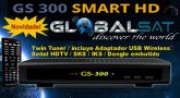 Receptor GLOBALSAT GS300 HD IPTV